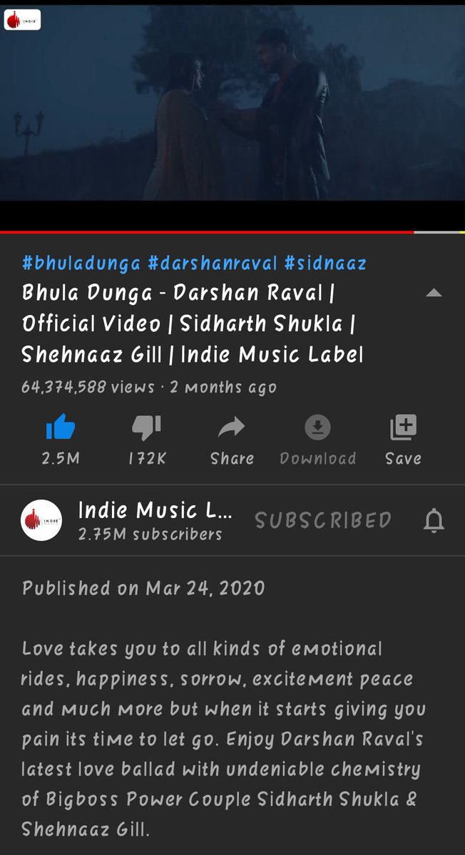 Jinsmoonx's tweet photo. 64,374,588 Views
#BhulaDungaWatchParty #SidNaaz #BhulaDungaStreamingParty https://t.co/scYRpsUknw