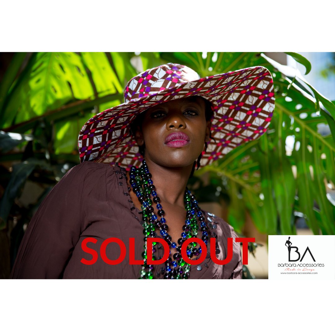 Its official, our White, Pink & Purple Kitenge floppy hats are all SOLD OUT!!! Only one purple floppy hat left. Check it out on our website linked below. Have a lovely week ahead. barbara-accessories.com/index.php?rout… #MadeInKenya #Kenya #Kenyan #Nairobi #KenyanBrands #BuyKenyaBuildKenya