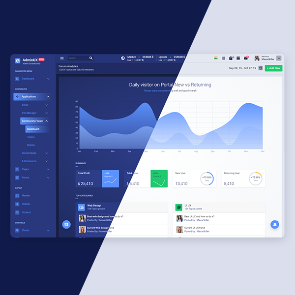 Admiinuiux's tweet photo. https://t.co/PS0jy8jf9u
Adminux PRO dashboard HTML template. Quality with Creativity.
#bootstrap4 #html #HTML5 #CSS #jQuery #admin #dashboard #template #UX #UserExperience #uidesign #bootstraptheme #theme #business #professional #creative #angular8 #starterkit #uikit https://t.co/uazG0AFpKf
