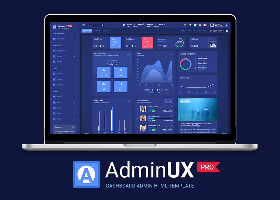 Admiinuiux's tweet photo. https://t.co/PS0jy8jf9u
Adminux PRO dashboard HTML template. Quality with Creativity.
#bootstrap4 #html #HTML5 #CSS #jQuery #admin #dashboard #template #UX #UserExperience #uidesign #bootstraptheme #theme #business #professional #creative #angular8 #starterkit #uikit https://t.co/uazG0AFpKf