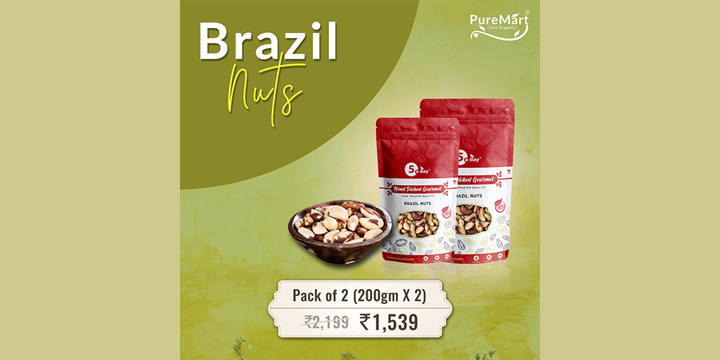 pure_mart's tweet photo. #Brazil nuts are among the richest dietary sources of #selenium, an essential #mineral with #antioxidant properties.
Click, to Buy โก๏ธ https://t.co/WOWpu5wiDC
#Brazilnuts #nutrition #GlowingSkin #Anticancer #SkinCare #MaleFertility #HairGrowth #acne #ageing #HairGrowth #PureMart https://t.co/qemfexzlRE