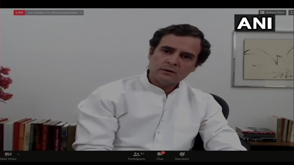 "India is the only country where the virus is exponentially rising and we are removing the  #lockdown. The aim and purpose of the lockdown has failed. India is facing the result of a failed lockdown": Rahul Gandhi, Congress leader (ANI)