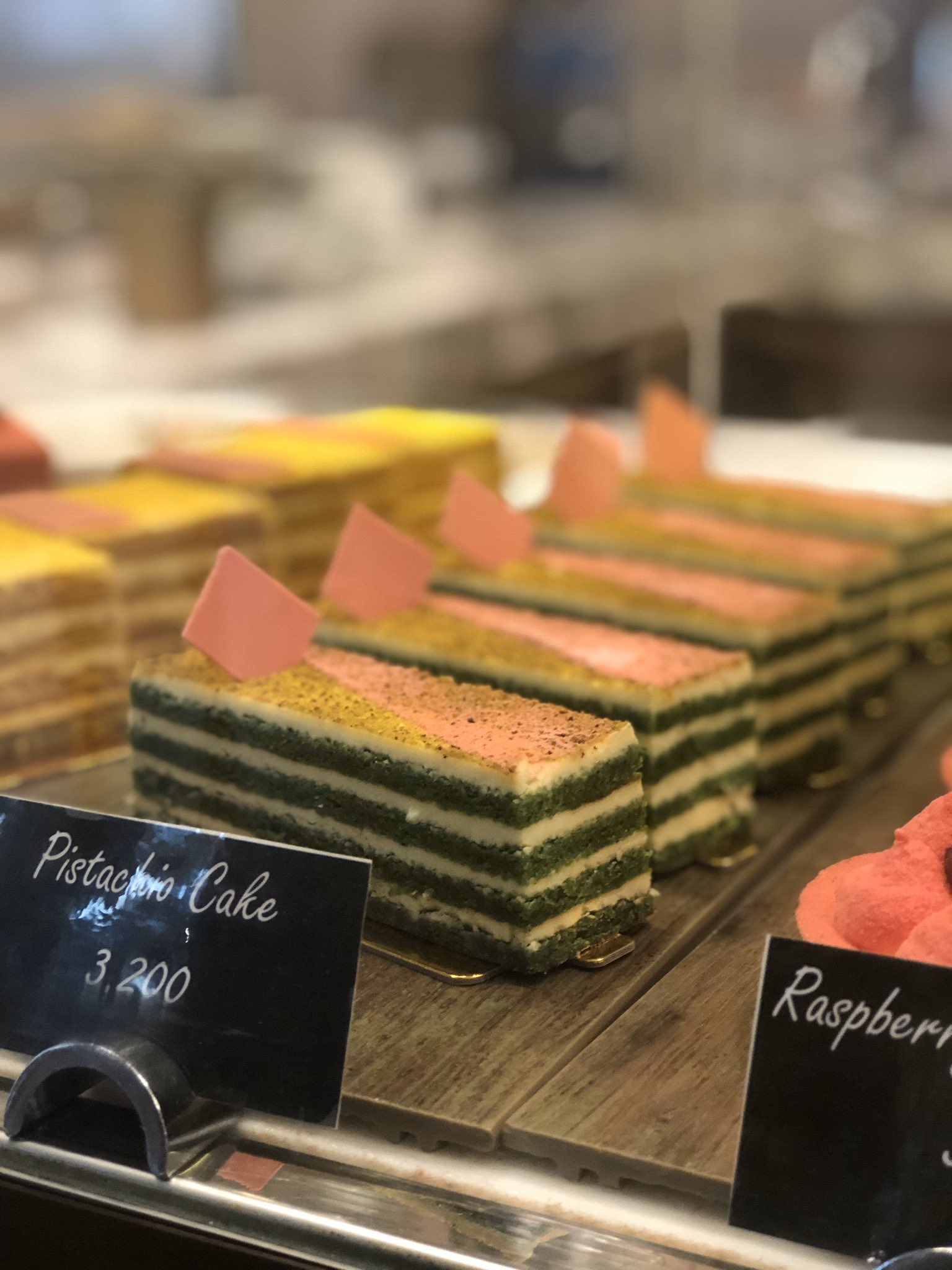 Westin Bahrain on Twitter "Our best seller Pistachio cake is available