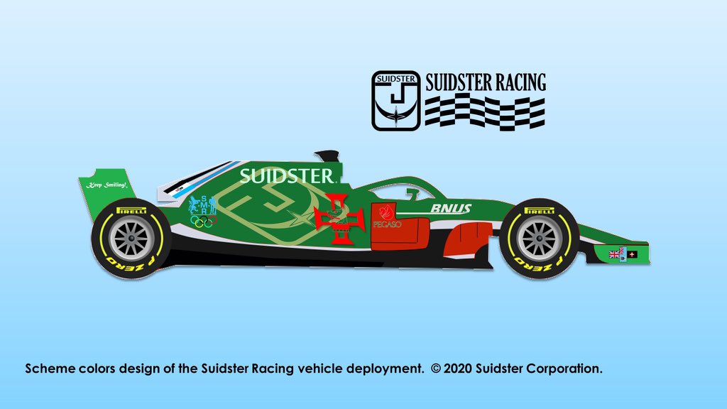 Suidster's tweet photo. Scheme colors design of the Suidster Racing vehicle. https://t.co/4gOAE7M18c