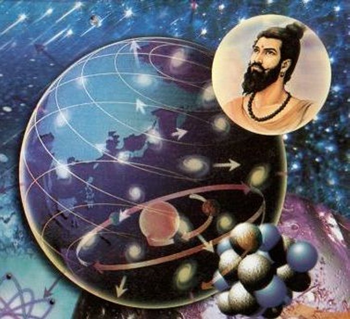 A Theory of Atom :One of the notable scientists of the ancient India was Kanad who is said to have devised the atomic theory centuries before John Dalton was born. He speculated the existence of anu or a small indestructible particles, much like an atom.