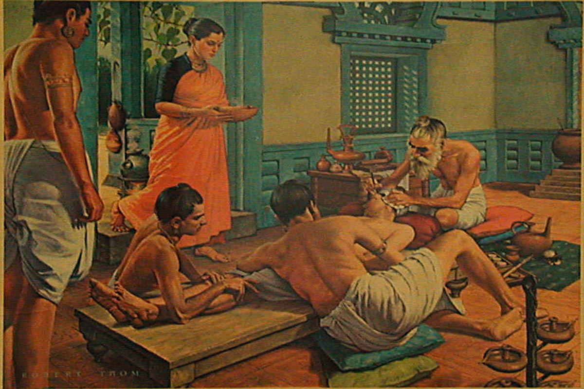 Plastic Surgery :Written by Sushruta in 6th Century BC, Sushruta Samhita is considered to be one of the most comprehensive textbooks on ancient surgery. The text mentions various illnesses, plants, preparations and cures along with complex techniques of plastic surgery.