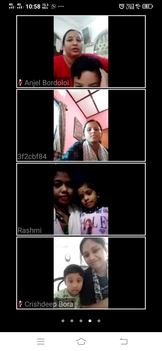ARPSJorhat's tweet photo. Today's video conference for Pre-Primary students along with their parents &amp; teachers, as well as the co-ordinator for junior school Mrs NG Pian Cing. https://t.co/GoWSsXtKoJ
