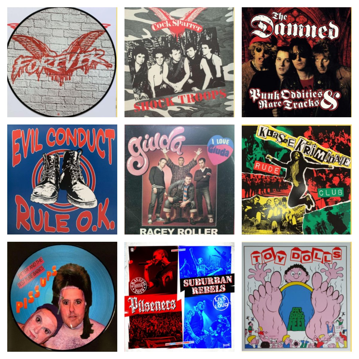 DailyRecordsBcn's tweet photo. Nova llista de PUNK/OI! de vinil nou amb novetats i re-stocks, tant LPs com 7 Polzades, doneu-li un cop d’ull aquí;
https://t.co/5tmEwqM96J
#punk #oimusic #thedamned #toydolls #cocksparrer #evilconduct #pilseners #suburbanrebels #vinyljunkie #dailyrecords #dailyrecordsbarcelona https://t.co/jzjDoCtxjb