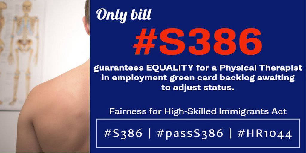 .<a href="/SenatorDurbin/">Senator Dick Durbin</a>  Skilled immigrant’s life is shorter than Green Card wait! How long this discrimination?
Justice Delayed is Justice denied!
If not now, when?
#DurbinLiesImmigrantsDie #PassS386 #S386
<a href="/dnc/">Democratic Party</a> @dncwarroom