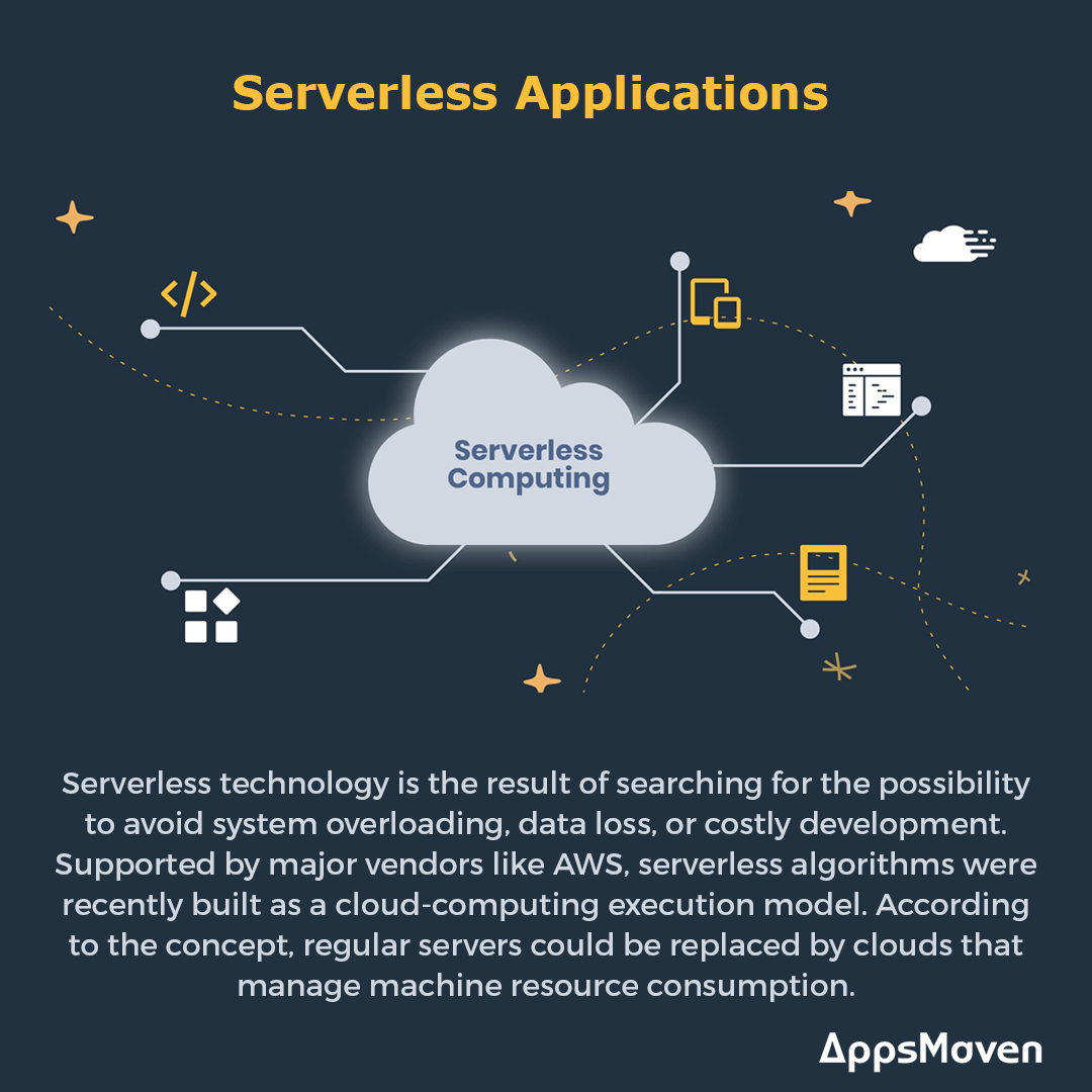 AppsMaven's tweet image. When you build #serverlessapps you don't need to provision and manage any #servers, so you can take your mind off #infrastructure concerns.
#ApplicationDevelopment #Technology #DataLoss #CheapDevelopment #AWS #CloudComputing #Machines #Resources #ITServices #ITCompany #AppsMaven