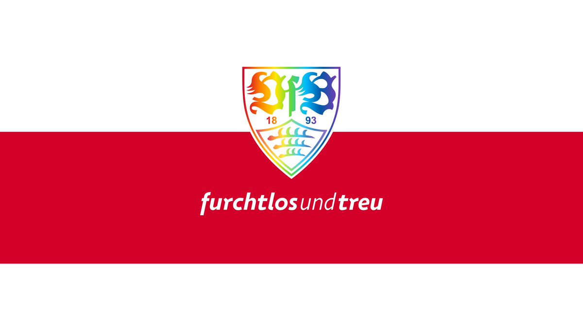 ❤️️🧡💛💚💙💜  #VfB #Vielfaltverbindet #FlaggefürVielfalt #DDT20