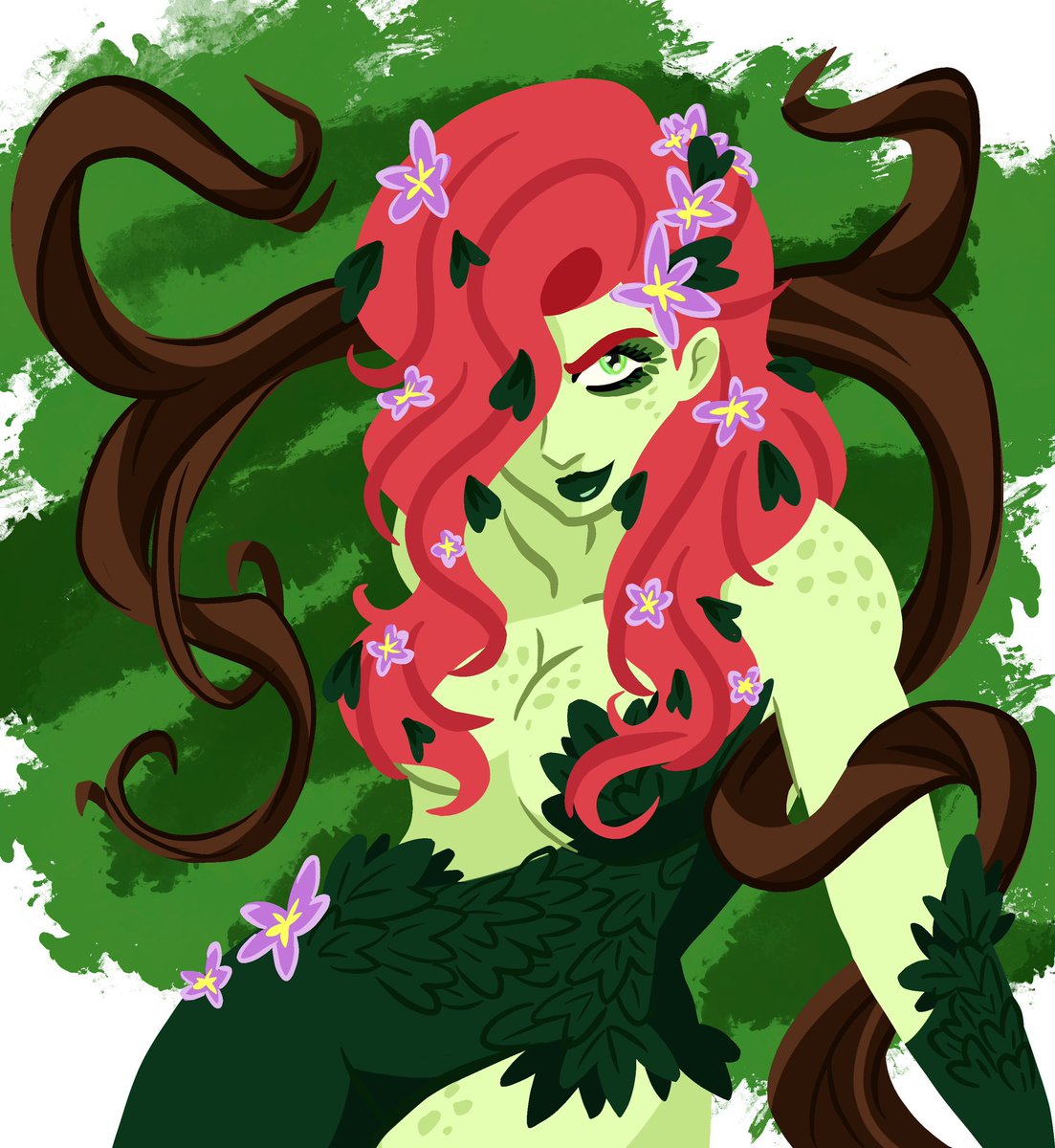 cerulebell's tweet photo. “I identify as an eco-terrorist” #PoisonIvy #dccomics #rogues #supervillians https://t.co/8C2m5uItlc