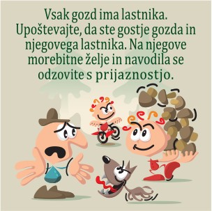 HrenBostjan's tweet photo. Vsak #gozd ima lastnika.
V gozdu ste #gost, zato upoštevajte #navodila gozdarskih strokovnjakov in želje lastnikov gozdov.
#gozdnibonton #skrbnozgozdom
@zavodzagozdove @MKGP_RS https://t.co/w7tmevGpdB