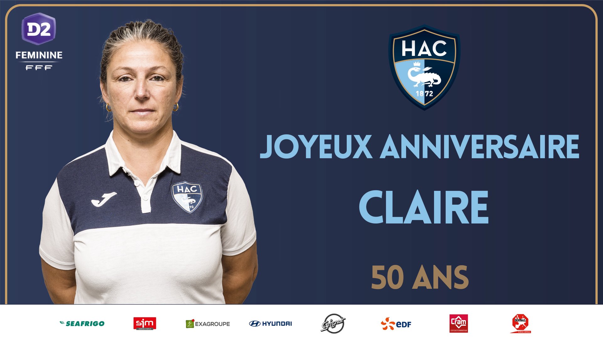 Hac Feminines Nous Souhaitons Un Joyeux Anniversaire A Notre Kine Claire Gouget Profite Bien De Ta Journee Teamhac Hacfeminines Birthday T Co Rfp4yjwsx4 Twitter