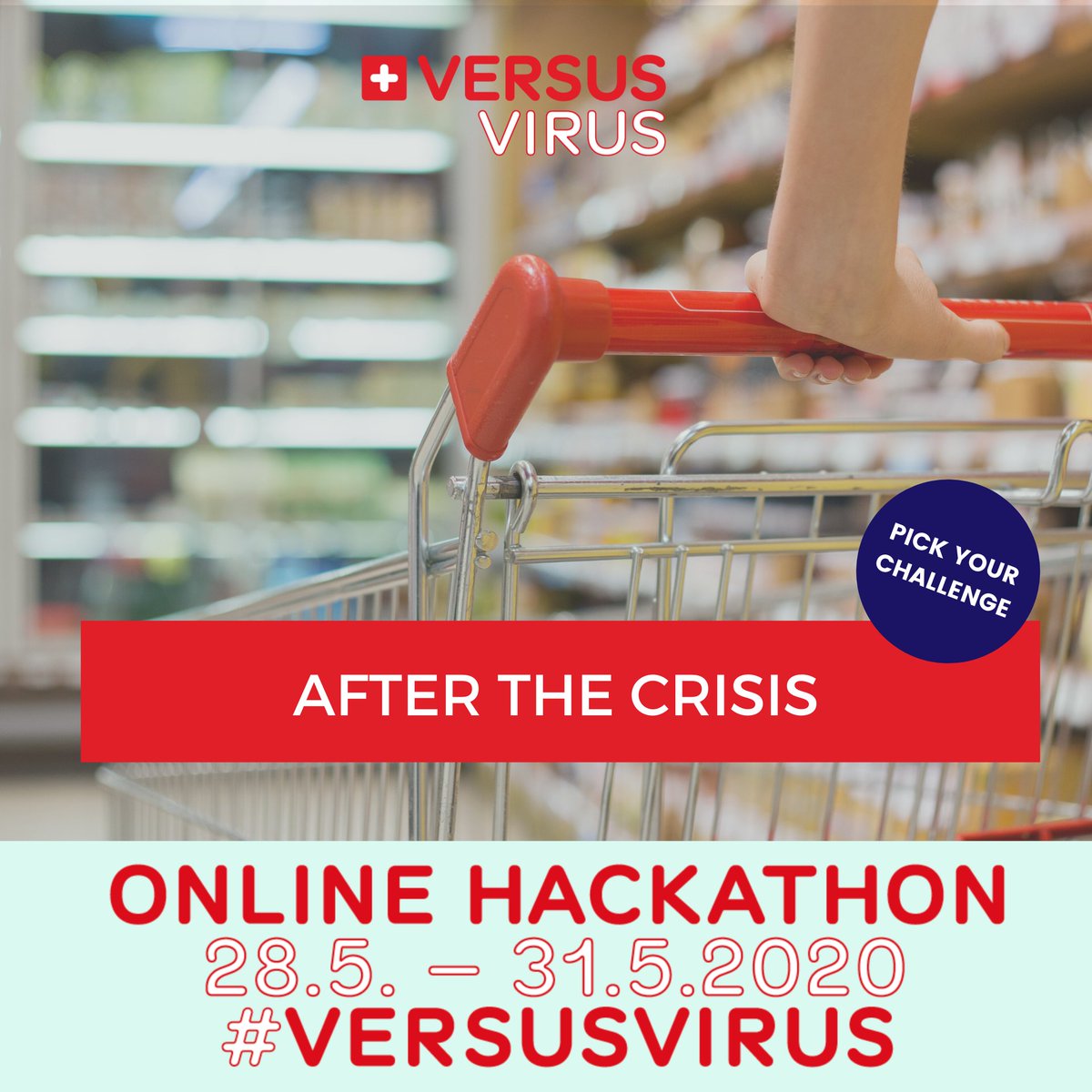 𝐀𝐅𝐓𝐄𝐑 𝐓𝐇𝐄 𝐂𝐑𝐈𝐒𝐈𝐒
How can we adapt and prepare a slower lifestyle with finite resources after the crisis? 𝐌𝐨𝐫𝐞 𝐢𝐧𝐟𝐨 𝐚𝐛𝐨𝐮𝐭 𝐭𝐡𝐞 𝐜𝐡𝐚𝐥𝐥𝐞𝐧𝐠𝐞𝐬: versusvirus.ch/challenge. Hack again at #versusvirus Hackaton on May28th! 
versusvirus.ch/may-hackathon