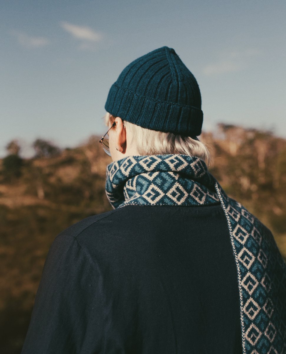 Looking out across the dunes.
Featured here; our 'Pico' Beanie in diesel blue and 'Deco' Scarf in Diesel Blue.⁠

soo.nr/W4Xi