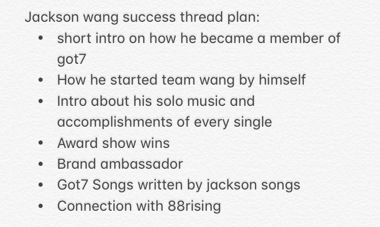 • A DETAILED thread of Jackson Wang’s Success journey • he’s achieved a lot so If you see this thread you’re “r e q u i r e d” to reply “Jackson Wang World Domination”Compiled by me and  @defwangtin ~  #JacksonWang  #TeamWang  @JacksonWang852  #GOT7      @GOT7Official ~