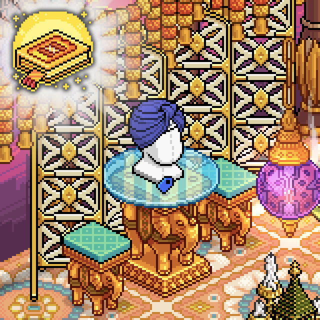 Habbo's tweet photo. **GIVEAWAY**

RT this to have a chance of winning the item and badge pictured!

30 winners, announced tomorrow. #Habbo https://t.co/IeosbcsoZu