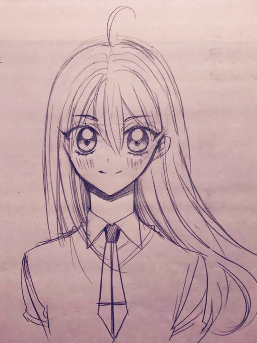 今描いてるネームのキャラ達。
担当さんから返事が無いので没になるかもですが、個人的にはお気に入りの2人になりそう…? 
