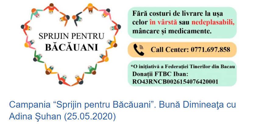 bcyouthfed's tweet photo. Luni dimineață, @MihaelaEnea17, președinte Federația Tinerilor din Bacău, a intrat în direct cu Adina Şuhan la Radio Iaşi pentru a discuta despre campania desfășurată în timpul pandemiei care este încă activă, dar și despre programul #CrestemONGuri.

https://t.co/SPGi2wc0b7 https://t.co/1TadhmK58I