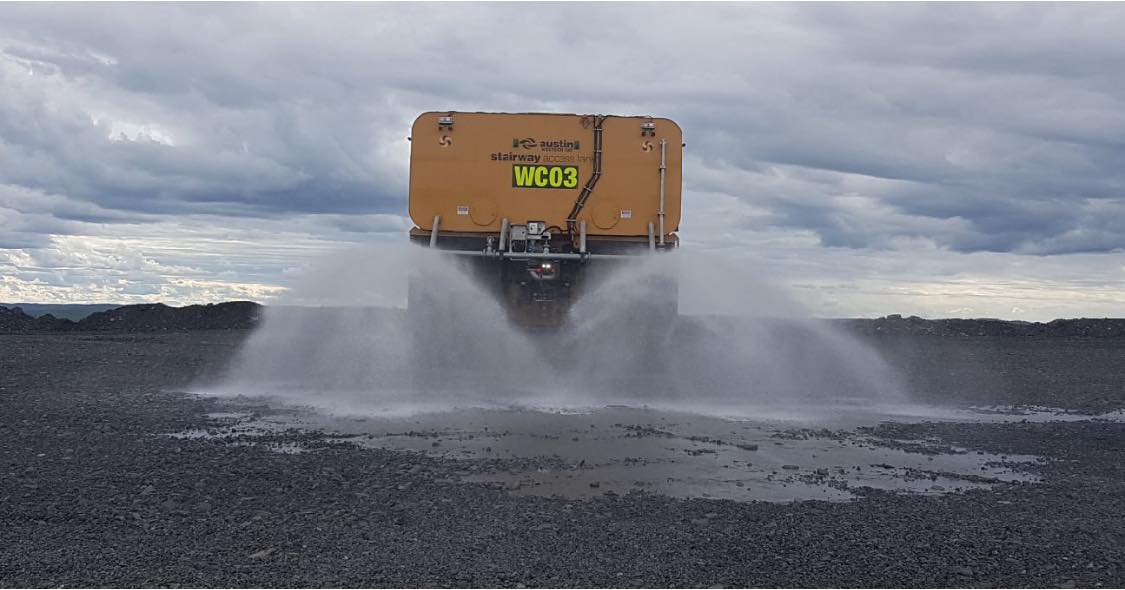 im_mining's tweet photo. The ADE Spray System and Austin Stairway Access Tank have been embedded into two CAT 789 water trucks now up and running at the McArthur River mine in Australia's Northern Territory | https://t.co/tYPhlLfUyu @AustinEngAus #ADE #SAT #ADESpraySystem #dustsupression @GlencoreAus https://t.co/PQOavDGDvo