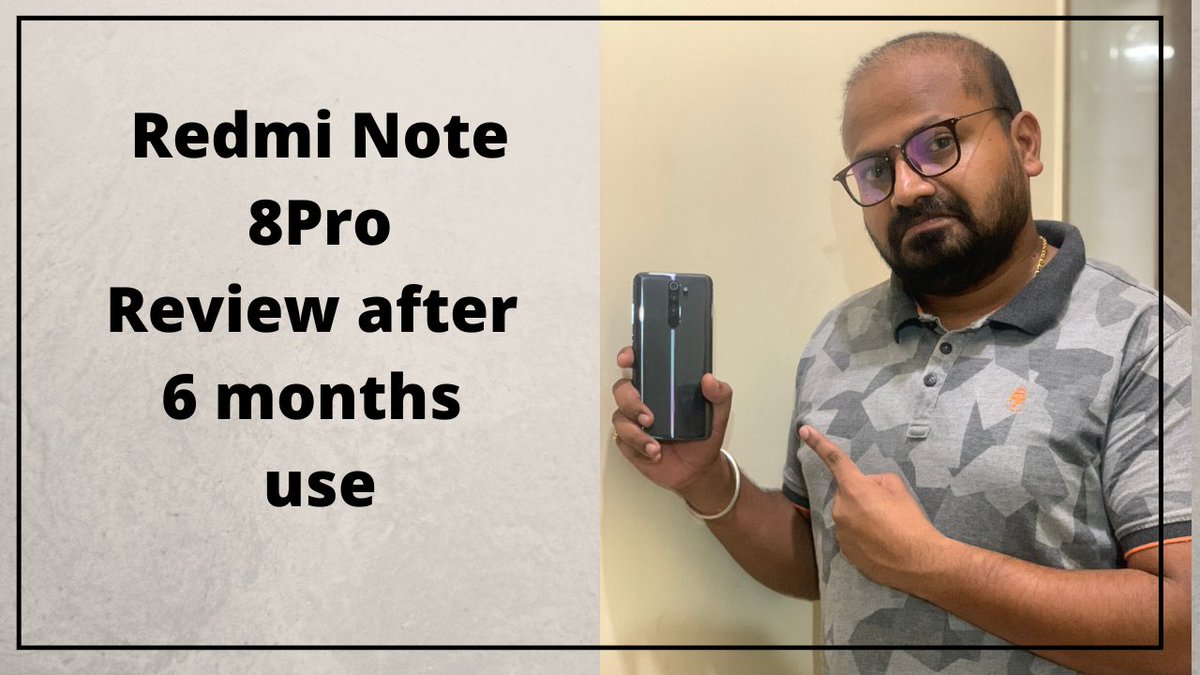 PrashantSatam6's tweet photo. Latest video on YouTube channel, review of Redmi Note 8 Pro after 6 months of use.
Channel Link: https://t.co/gmz1AGWK0F
Video Link: https://t.co/YXwSrSUfR9
#RedimiNote8 #RedmiNote8Pro #Redmi #Xiaomi
@RedmiIndia @XiaomiIndia https://t.co/beVztbq0Vb