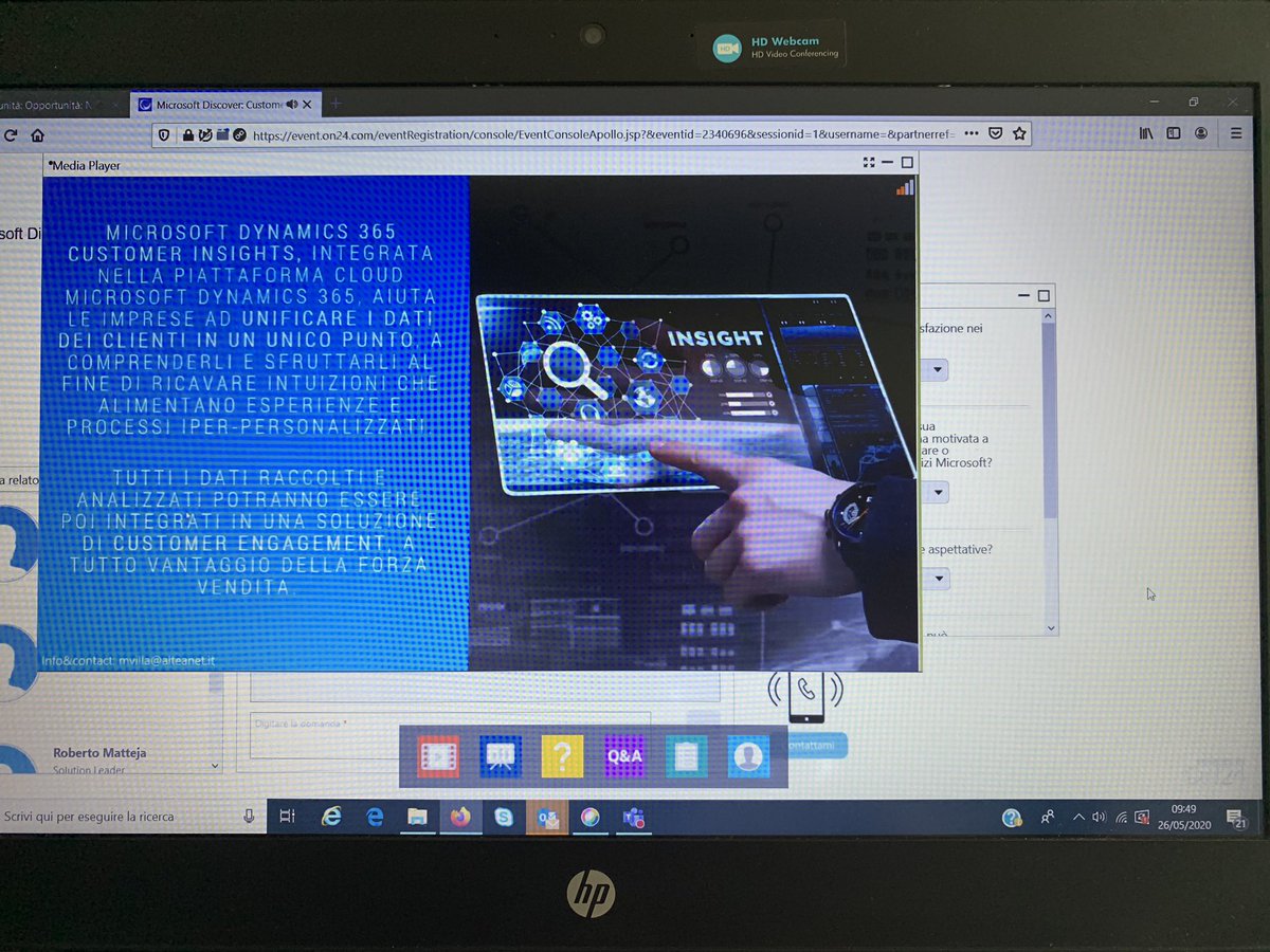 L’importanza di avere una visione olistica del cliente in un unico punto. Con Dynamics Customer Insights questo è tutto più veloce, sicuro e non servono competenze tecniche esasperate. Con il vantaggio della completa integrazione w/ #AI e le potenzialità #Azure
<a href="/microsoftitalia/">Microsoft Italia</a>