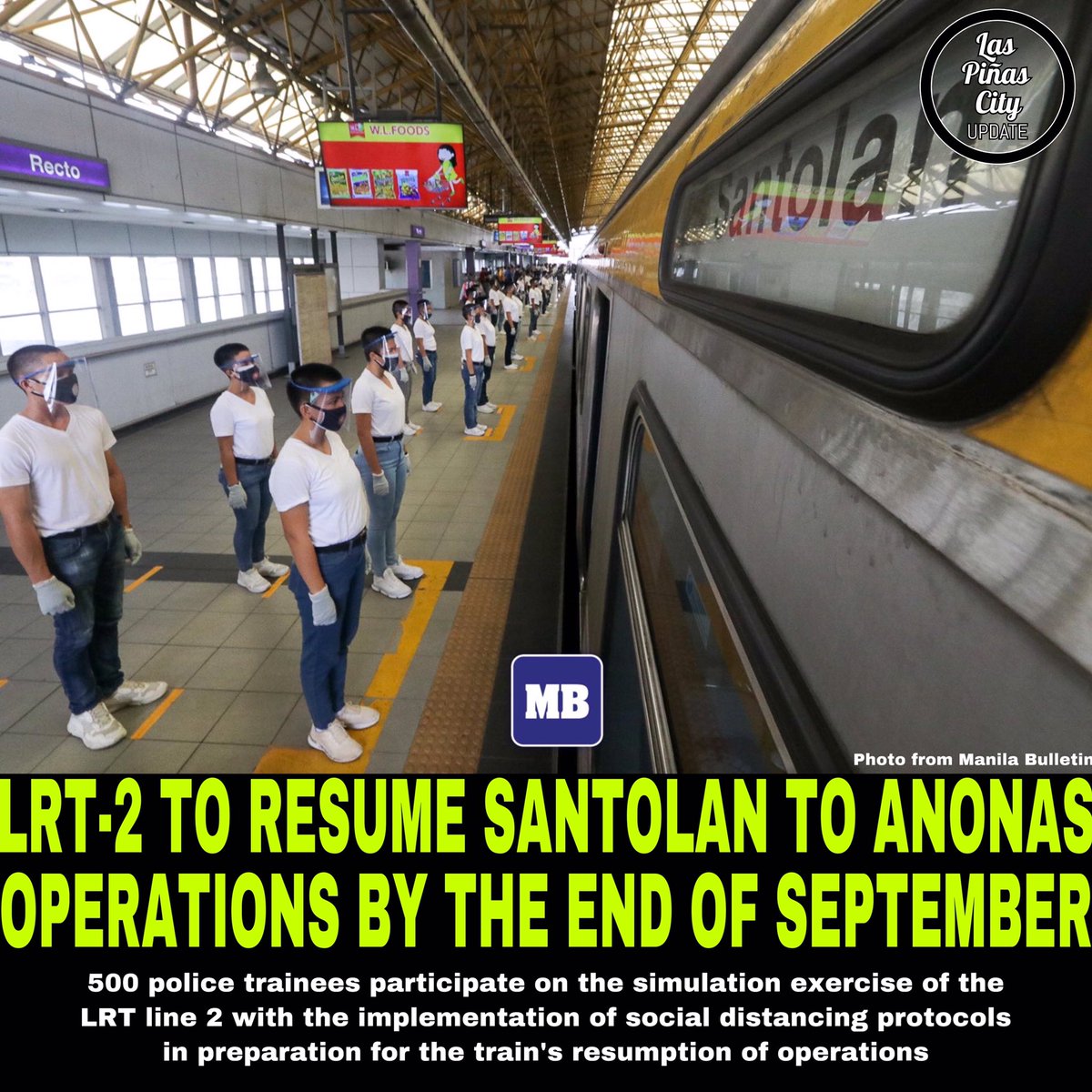 pinas_city's tweet image. LRT-2 to resume operations by the end of September.
#LPCNewsUpdate #LPCUpdate