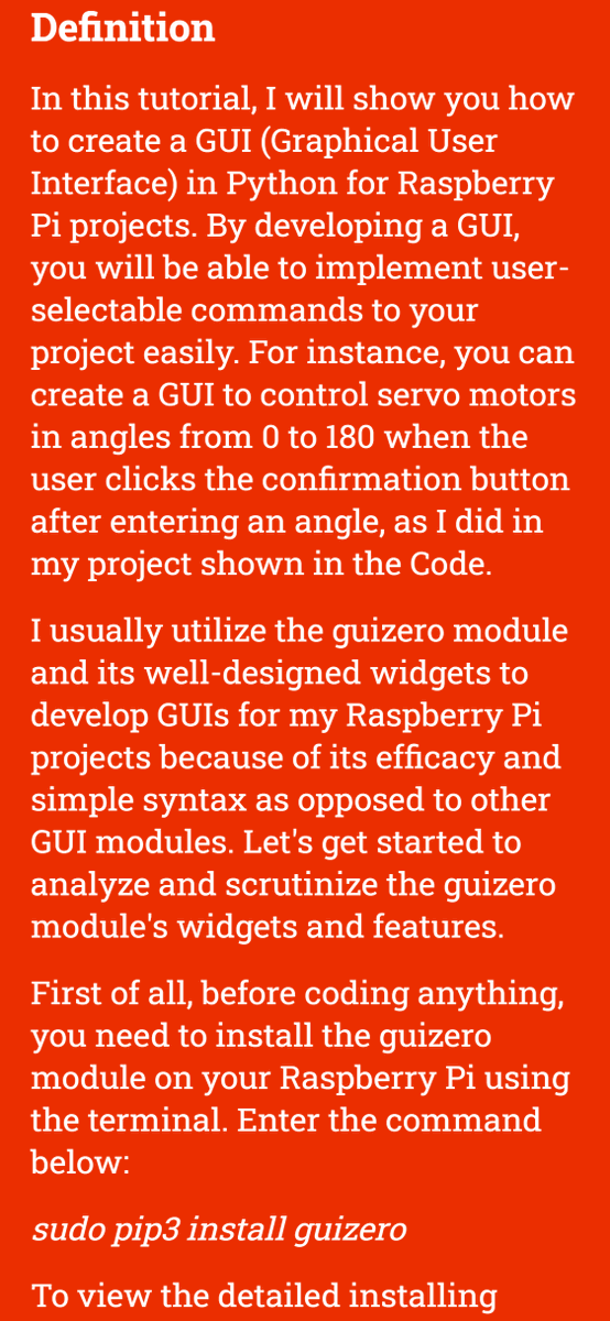 KutluhanAktar's tweet photo. Check out my new #tutorial to learn how to develop a #GUI using the #guizero module in Python for Raspberry Pi projects easily, with provided widgets 😀👍

https://t.co/IXteHeIyMf

#code #coding #programming #developer #guizero #project #IoT #Python #raspberrypi #widget #software https://t.co/sv1LnnWGmH