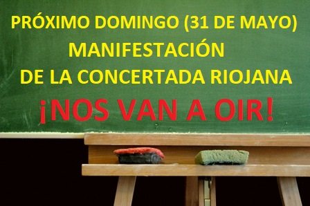 🚘 MANIFESTACIÓN SOBRE RUEDAS 🚘 🏍️
La plataforma #YoElijoSuCole de la que <a href="/FsieRioja/">FSIE LA RIOJA</a> forma parte convoca manifestación (coche) del sector #CONCERTADA
-Domingo 31 mayo
-Salida: parking C.C. ALCAMPO
(entrega material 11:00)
-Salida caravana 12:00
TODA INFO👉fsielarioja.es/index.php/noti…