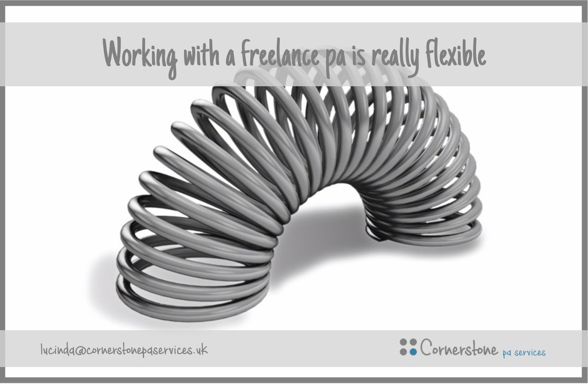 Working with a freelance pa is really flexible ...
A freelance pa supports you and your business just when you need it ... have you outsourced to a freelance pa? Do you need to?

#freelancepa #Cornerstonepaservices #outsource #support #admin #SmallBusinessSupport #flexible #mint