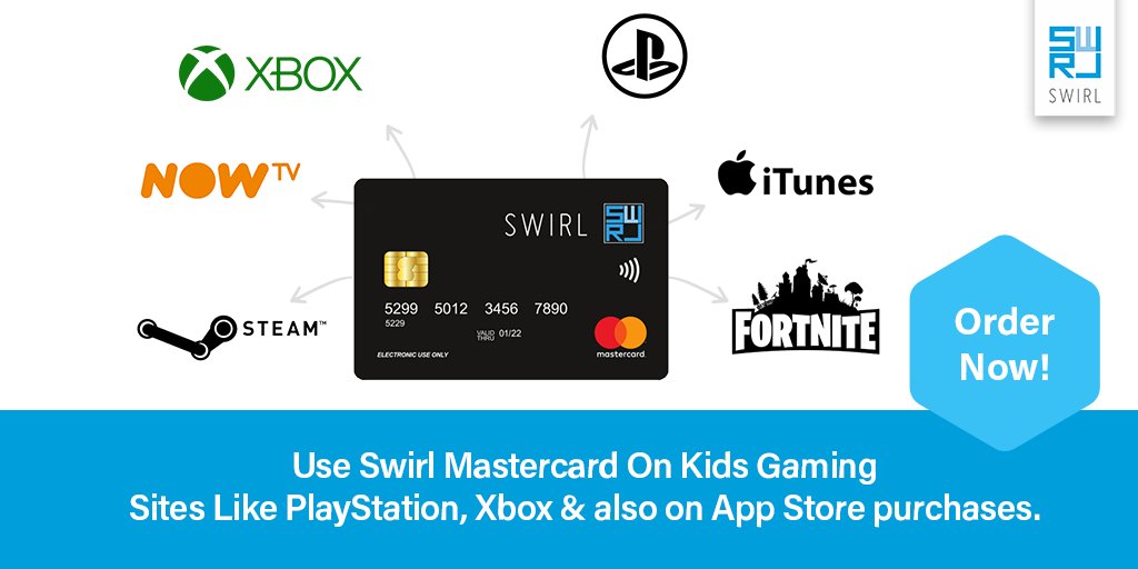 SWIRL_Card's tweet image. Use Swirl MasterCard On Kids Gaming Sites Like PlayStation, Xbox &amp;amp; also on App Store purchases.
Order Now: bit.ly/3e2suoc

#swirlprepaidmastercard #swirlgiftcard #onlineshopping #secureonlineshopping #onlinepayment #travelcashcard #prepaidmastercard