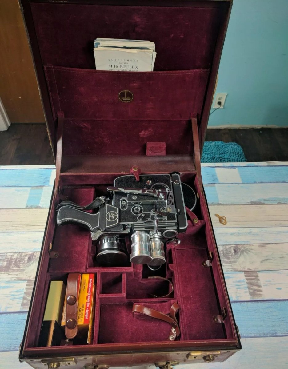 Super stoked! We recently acquired a Bolex H16 Reflex 16mm Film Camera w/4 Lenses plus an adapter to mount our cinema lenses on it. Can't wait for delivery of it next month. #Filmmaker #Creative #cinematography