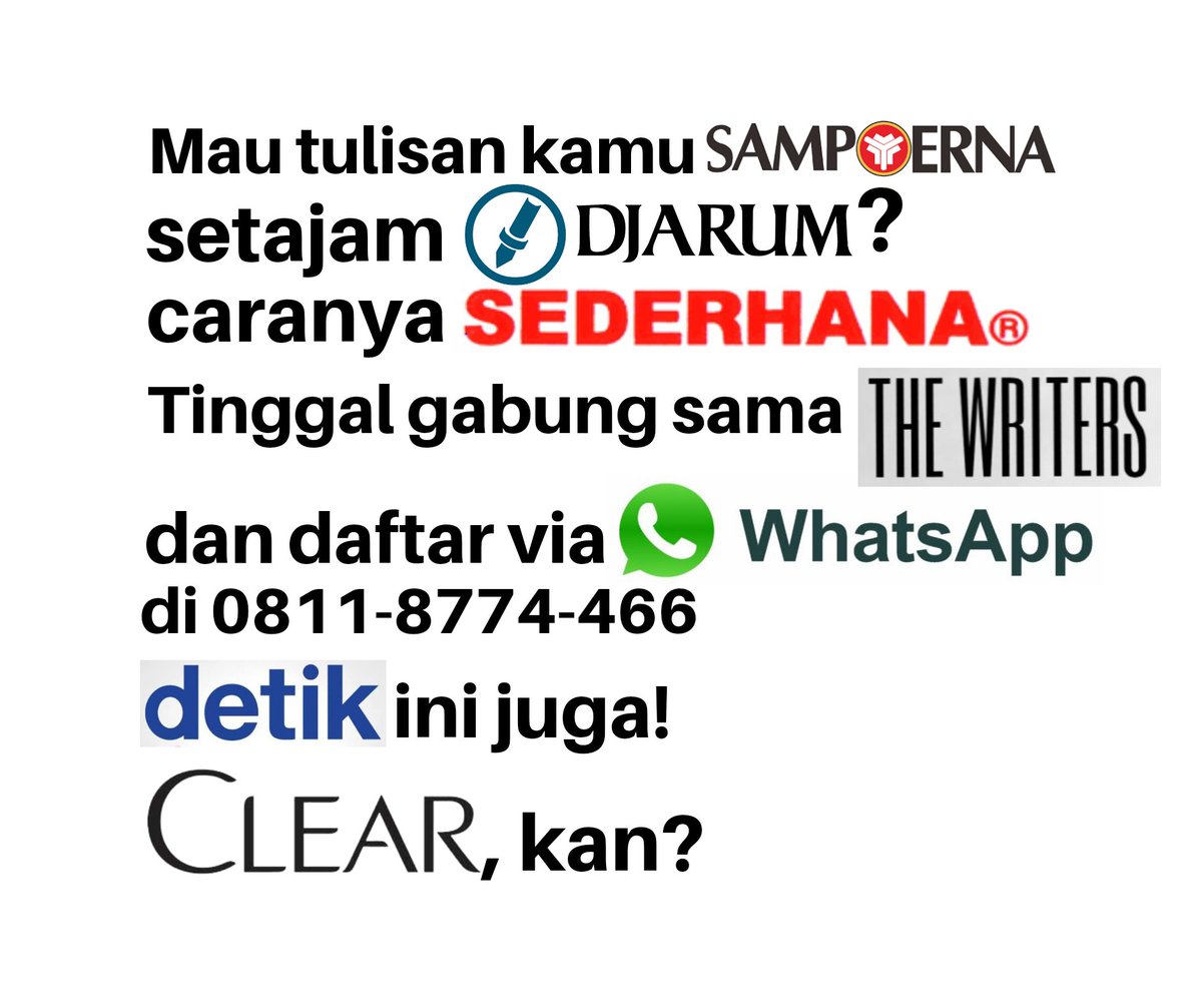 Paling tidak 10% dari kamu pasti mengalami trance dahsyat, hanya dengan membaca tulisan saya. Dan kemampuan ini bisa kamu kuasai sendiri. Silakan alami dan jajal sendiri di kelas pelatihan via WA The Writers, mulai 2 Juni besok. Biaya seikhlasnya. Daftar via WA: 0811-8774-466.