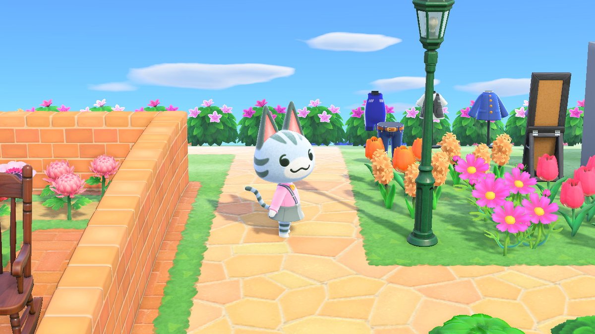 stephandgames's tweet photo. Gave Diana and Lolly a pink suspenders outfit each, they look so perfect! #AnimalCrossing #ACNH #DianaAC #LollyAC https://t.co/A8pIyuBW0L