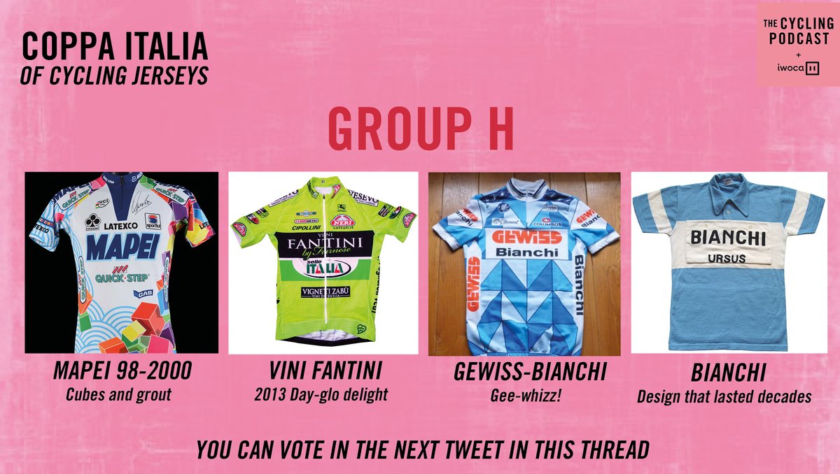 And finally, Group H... Vote in the next tweet in the thread.