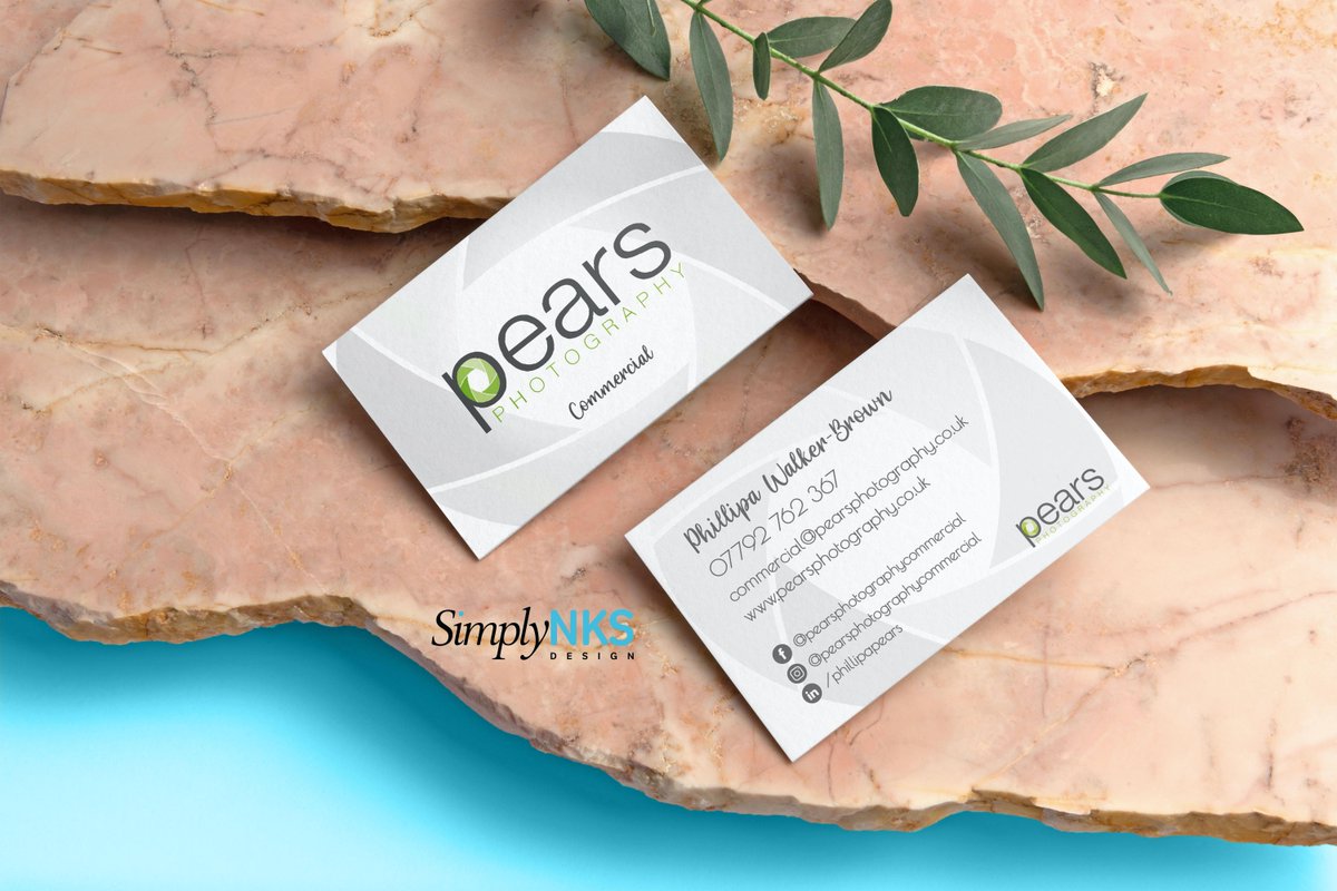 SimplyNKSDesign's tweet photo. New business card design for Pears Photography.

Phillipa wanted 3 slightly different designs to give out to her different client types. Pictured is the corporate design card.

If you need a new business card design contact - mark@simplynksdesign.com https://t.co/jpKDgz5FII