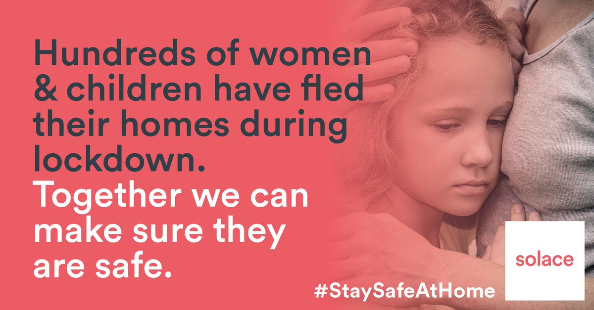 Hundreds of women and children have fled their homes during lockdown. @SolaceWomensAid are working hard to keep survivors and their families safe. 🎬 Watch Ava & Rameen's story here > solacewomensaid.org/stay-safe-home #StaySafeAtHome