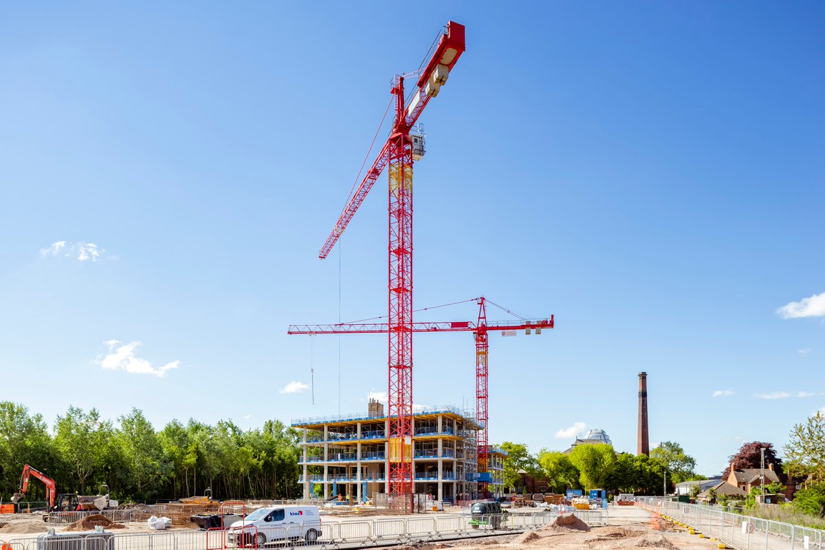 bandkphoto's tweet photo. National Space Park, Leicester 14-05-2020 #webuild #towercranetuesday https://t.co/Sy9ooMcWOn