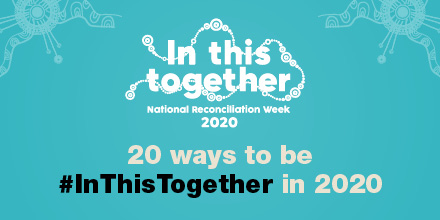 Wondering how to get involved with #NationalReconciliationWeek in 2020?

We have 20 different ways to learn, create and take part with something for everyone.

Find out more: bit.ly/20WaysToBeInTh…

#NRW2020 #InThisTogether2020 
#Reconciliation