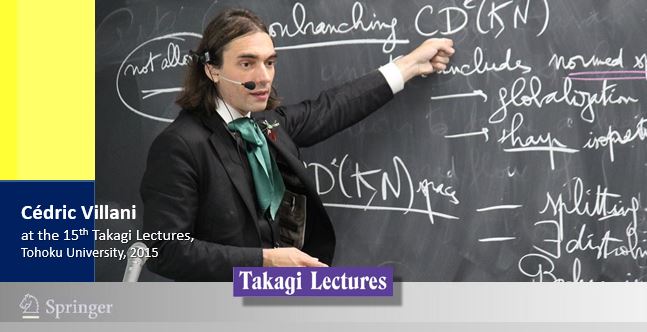 SpringerMath's tweet image. Check out #TakagiLectures articles No.1 - No.60 (2007-2020) here bit.ly/2zm2LXU

e.g. No.41 is Cédric Villani rdcu.be/b3Ief
&quot;Synthetic theory of Ricci curvature bounds&quot; 

#riccicurvature #optimaltransport #informationgeometry
#freearticle #fieldsmedal #villani