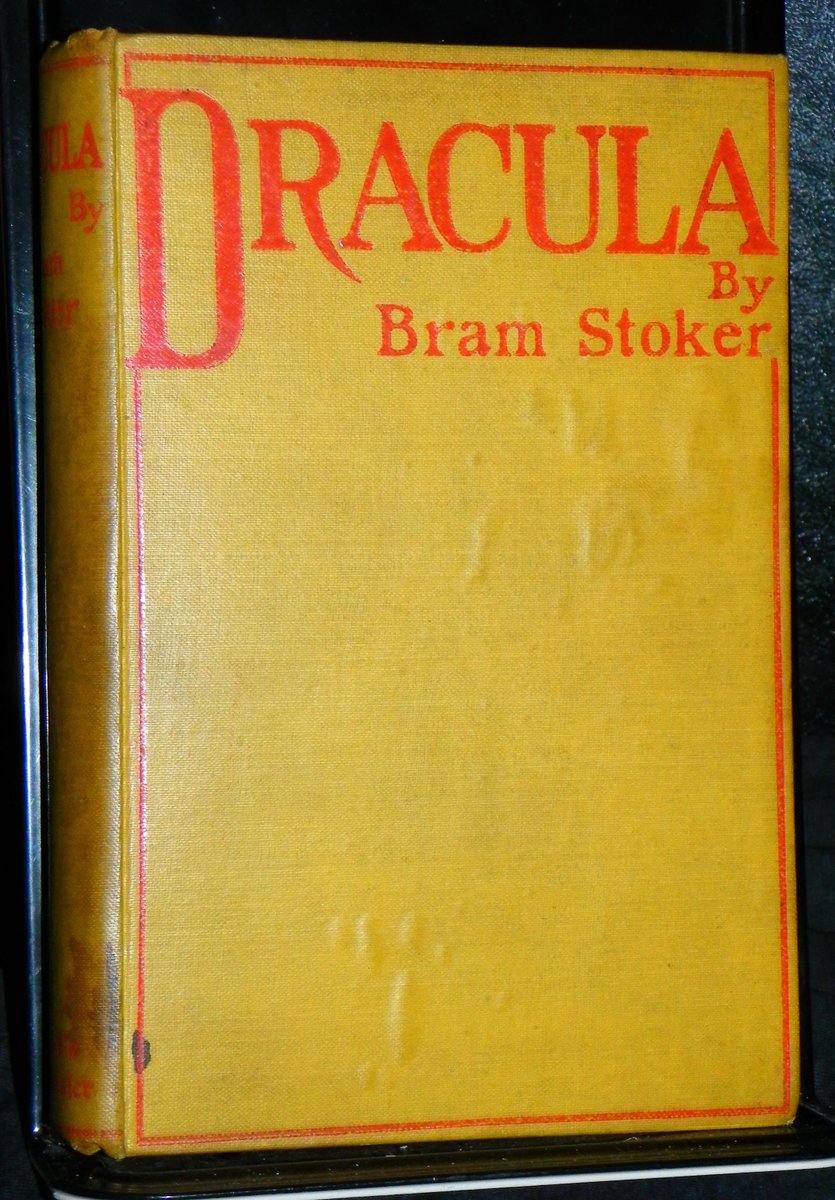 123 years ago today on 26 May 1897 Bram Stoker's Dracula was published by Archibald Constable & Co in London. Stoker who worked in law after he graduated from Trinity College & wrote a legal textbook is distinguished in TCD history by being the only person to be both Auditor of