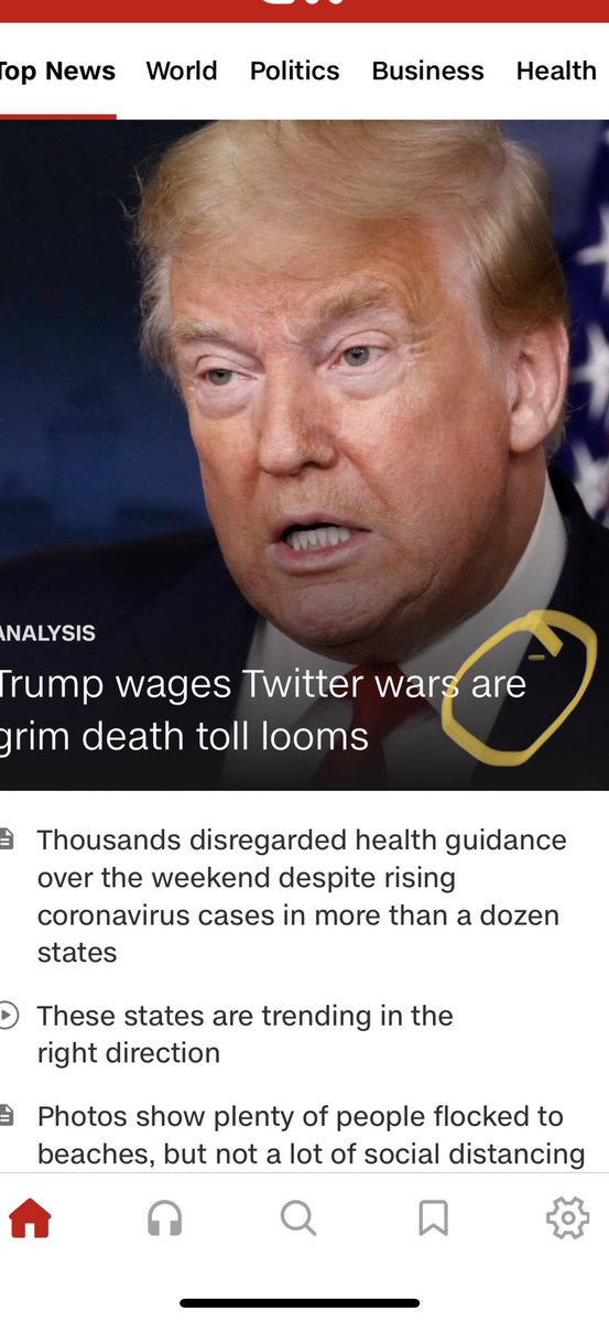 BGKoffler's tweet photo. @cnn you can do better than this for a homepage headline: https://t.co/XVU0Sz0Qn6