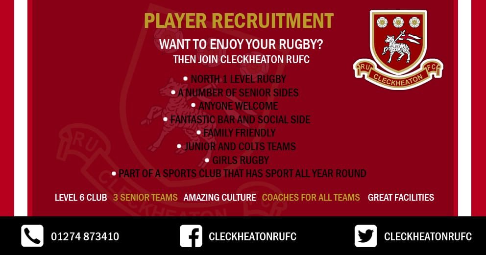 Cleckheaton RUFC (@cleckheatonrufc) on Twitter photo 
