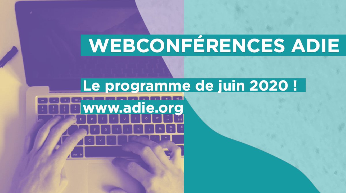 En juin, l'Adie propose plus de 10 #webconférences gratuites pour les #entrepreneurs. Au programme : finances, #socialselling, #Instagram, #photographie, #emailing, #réseauxsociaux et plus ! Pour vous inscrire >> bit.ly/2kZijtI