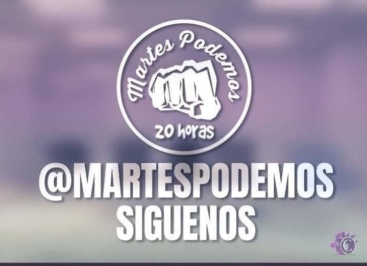 MartesPodemos's tweet photo. #BuenosDias hoy a las 20h, como todos los martes, lanzamos un nuevo HT.
Desde @MartesPodemos te invitamos a participar, únete a nosotr@s. https://t.co/Xy9iiw9wCe