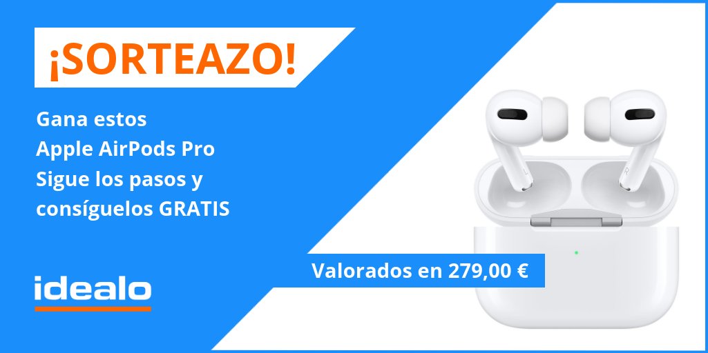 idealo_es's tweet photo. 🟡SORTEAZO🟡

🎧  Apple AirPods Pro

1⃣ RT ➕ sigue a @idealo_es
 
2⃣ Comenta con #idealoPro nombrando a quien tenga buen gusto musical.

🍀 Ganador este viernes. Condiciones: https://t.co/X87morZEqe https://t.co/uSpHZvBkSV
