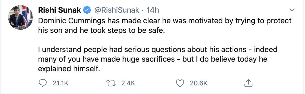 If you took away even a fraction of the dodgy accounts swelling Sunak's likes, the ratio here wouldn't be looking too good for our pal with the red briefcase. Keep it up, good people!