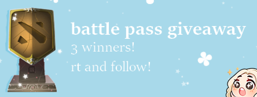 ✨ battle pass giveaway ~ 3 winners ✨
giving away 3x level 1 battlepass 🥰
retweet and follow me on here to enter ❤️
twitch subs get 2 extra entries - leave your username down below, i'm checking!

ends 31st May ~ open to everyone! good luck 😍