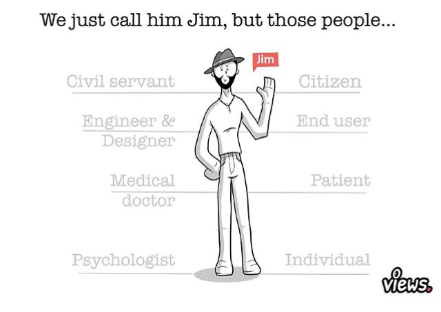 ViewsProject's tweet photo. Is it all about semantics? We just call him Jim, but those people ... #linesandlanguage #differentpointsofview https://t.co/eyTF5MRNYh
